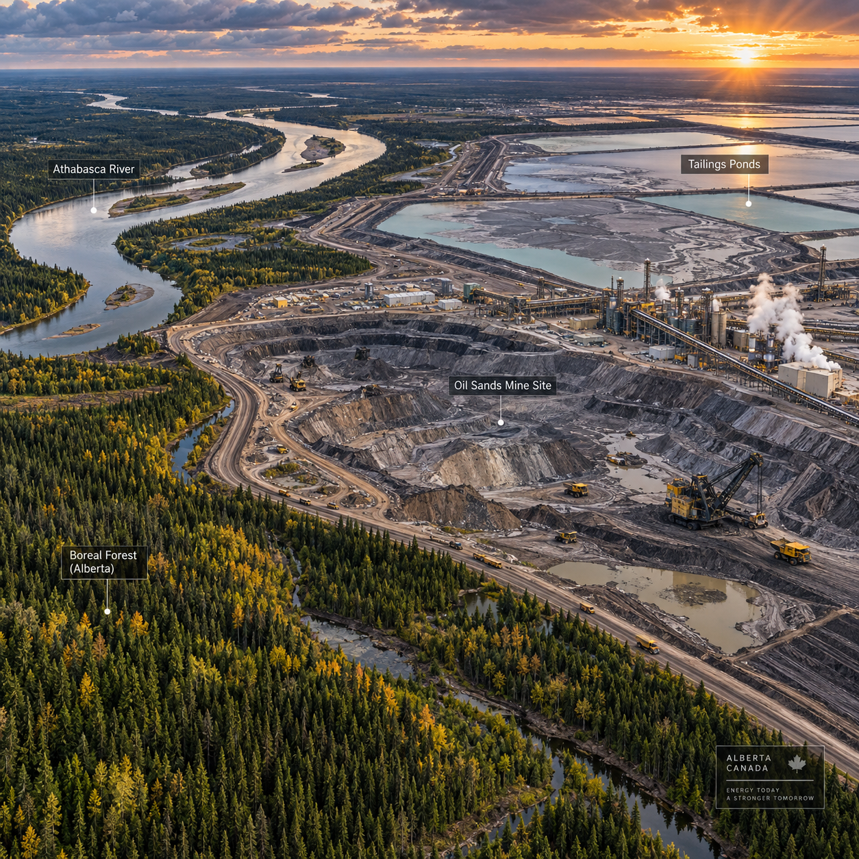 The History of Oil Sands Development in Alberta: From Early Exploration to Modern Extraction